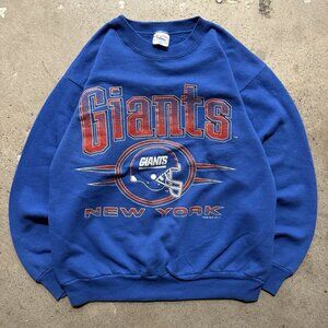 Vintage 80’s 90’s Tultex New York Giants Sweatshirt  Size Large NFL Classic